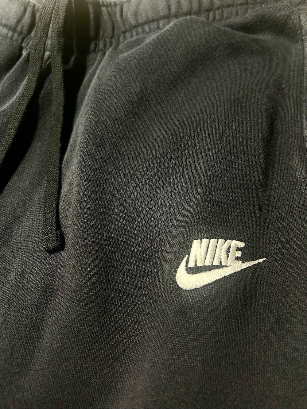 Nike Black Cargo Sweatpants Joggers Size Small Embroidered Logo